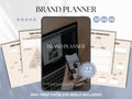 Brand Strategy Planner: Business Branding Workbook Canva Template (Digital Download)