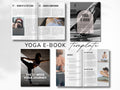 Yoga Ebook Template 70-Page Canva Fitness Yoga Coach Workbook Template Workout Personal Training Nutrition Coach