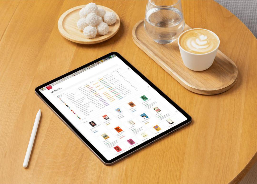 Notion Reading Tracker Template: Digital Book Journal (Digital Download)