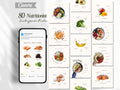Nutritionist Instagram Post Templates: Food Blogger Social Media (Digital Download)