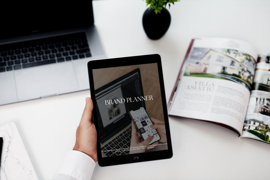 Brand Strategy Planner: Business Branding Workbook Canva Template (Digital Download)