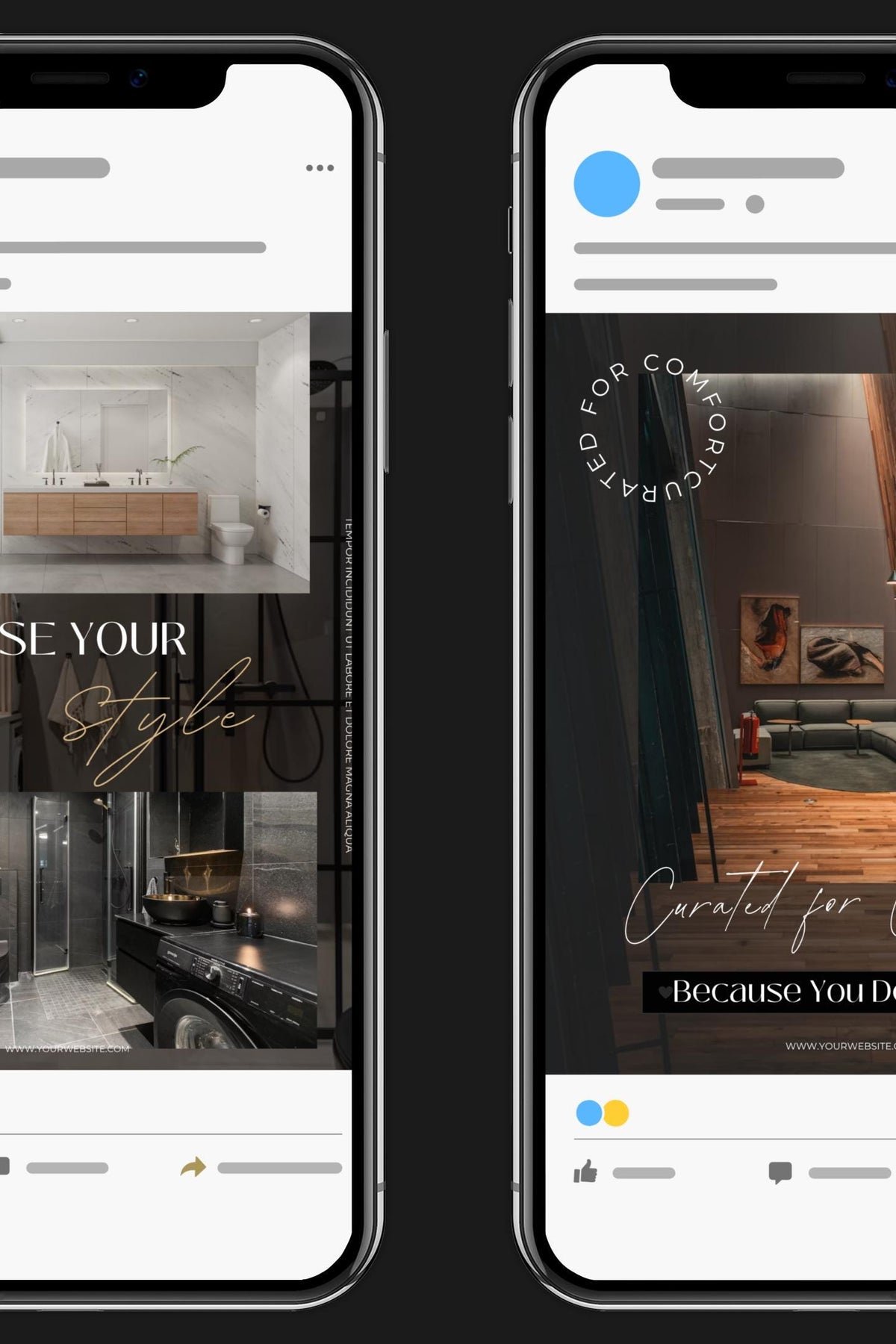 Luxury Real Estate Instagram Templates: Canva Realtor Marketing (Digital Download)