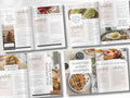 Cookbook Recipe Ebook Template for Fitness Coaches & Content Creators, 25 Page Canva Cookbook with Nutrition Info