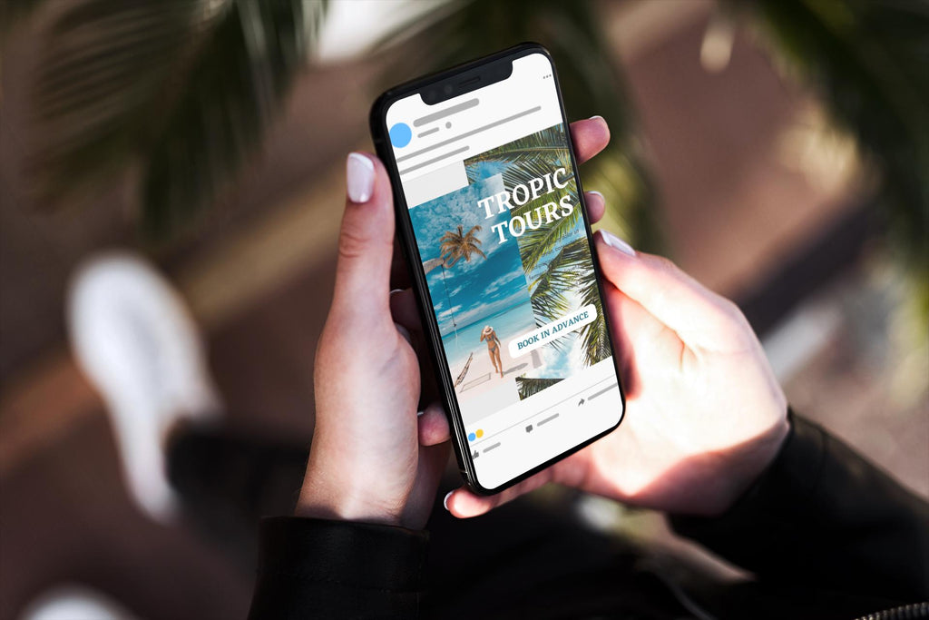 Travel Social Media Template: 60 Canva Instagram Posts (Digital Download