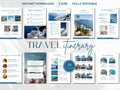 Editable Travel Itinerary Template: Canva Trip Planner (Digital Download)